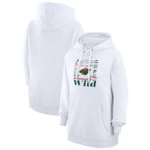 Minnesota Wild G-III 4Her by Carl Banks Women's Collage Team Graphic Tri-Blend Fleece Pullover Hoodie - NHL Hoodies