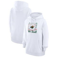 Minnesota Wild G-III 4Her by Carl Banks Women's Collage Team Graphic Tri-Blend Fleece Pullover Hoodie - NHL Hoodies