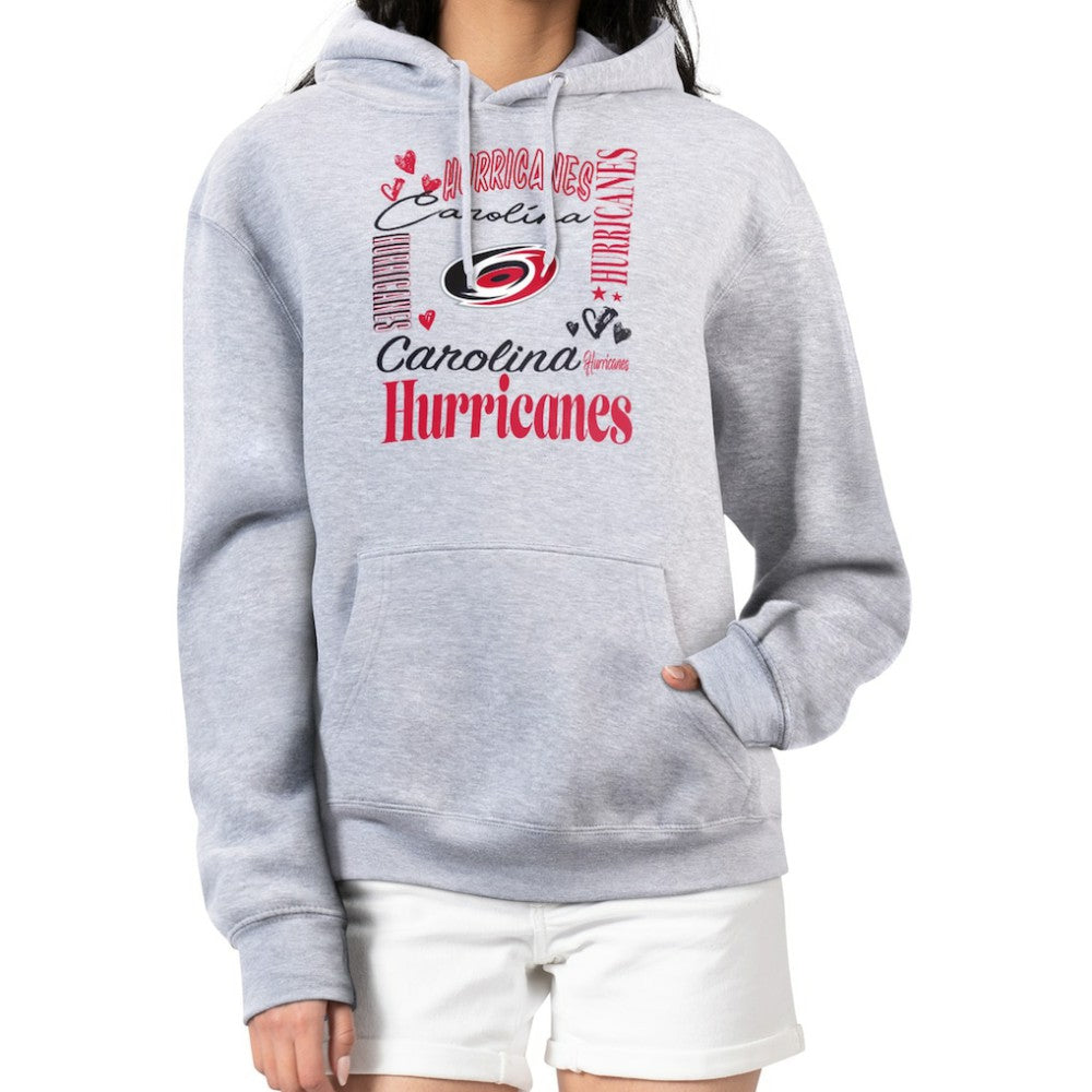 Carolina Hurricanes G-III 4Her by Carl Banks Women's Collage Team Graphic Fleece Pullover Hoodie - NHL Hoodies
