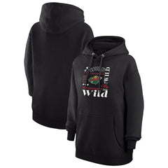 Minnesota Wild G-III 4Her by Carl Banks Women's Collage Team Graphic Tri-Blend Fleece Pullover Hoodie - NHL Hoodies