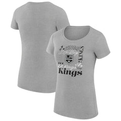 Los Angeles Kings G-III 4Her by Carl Banks Women's Super-Slim Fit Lightweight Collage Team Graphic T-Shirt - NHL T-shirts