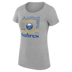Buffalo Sabres G-III 4Her by Carl Banks Women's Super-Slim Fit Lightweight Collage Team Graphic T-Shirt - NHL T-shirts