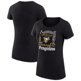 Pittsburgh Penguins G-III 4Her by Carl Banks Women's Super-Slim Fit Lightweight Collage Team Graphic T-Shirt - NHL T-shirts