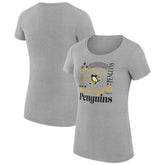 Pittsburgh Penguins G-III 4Her by Carl Banks Women's Super-Slim Fit Lightweight Collage Team Graphic T-Shirt - NHL T-shirts