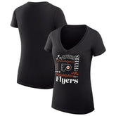 Philadelphia Flyers G-III 4Her by Carl Banks Women's Super-Slim Fit Lightweight Collage Team Graphic T-Shirt - NHL T-shirts
