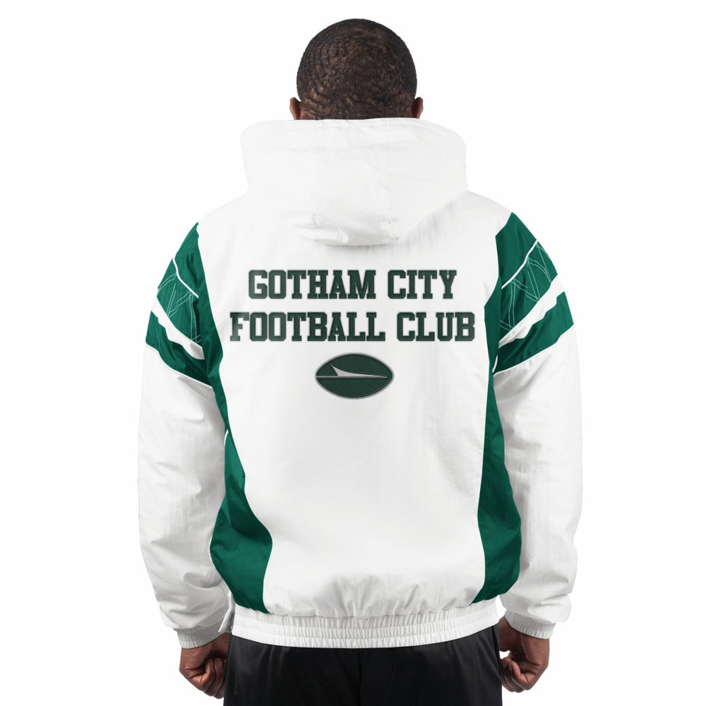 New York Jets Starter Gotham City Half-Zip Hoodie Jacket | NFL New