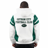 New York Jets Starter Gotham City Half-Zip Hoodie Jacket | NFL New