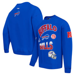 Buffalo Bills Pro Standard Turn It Up Drop Shoulder Pullover Sweatshirt | NFL Discount