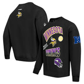 Minnesota Vikings Pro Standard Turn It Up Drop Shoulder Pullover Sweatshirt | NFL Hot