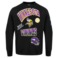 Minnesota Vikings Pro Standard Turn It Up Drop Shoulder Pullover Sweatshirt | NFL Hot