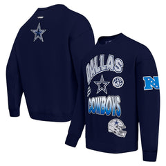 Dallas Cowboys Pro Standard Turn It Up Drop Shoulder Pullover Sweatshirt | NFL Near me