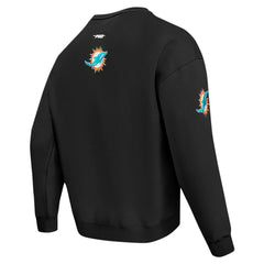 Miami Dolphins Pro Standard Turn It Up Drop Shoulder Pullover Sweatshirt | NFL Discount