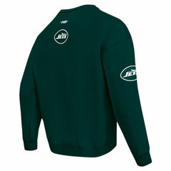 New York Jets Pro Standard Turn It Up Drop Shoulder Pullover Sweatshirt | NFL US