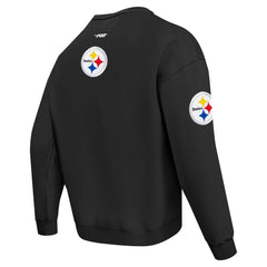 Pittsburgh Steelers Pro Standard Turn It Up Drop Shoulder Pullover Sweatshirt | NFL Online