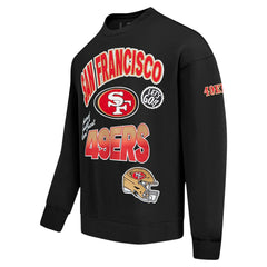 San Francisco 49ers Pro Standard Turn It Up Drop Shoulder Pullover Sweatshirt | NFL US