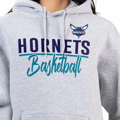 Heather Gray Charlotte Hornets G-III 4Her by Carl Banks Women's Graphics Fleece Pullover Hoodie | NBA
