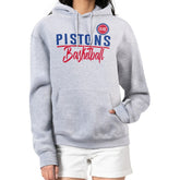 Heather Gray Detroit Pistons G-III 4Her by Carl Banks Women's Graphics Fleece Pullover Hoodie sale | NBA