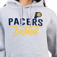 Heather Gray Indiana Pacers G-III 4Her by Carl Banks Women's Graphics Fleece Pullover Hoodie | NBA
