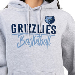 Heather Gray Memphis Grizzlies G-III 4Her by Carl Banks Women's Graphics Fleece Pullover Hoodie | NBA