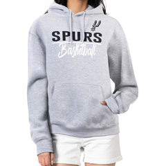 Heather Gray San Antonio Spurs G-III 4Her by Carl Banks Women's Graphics Fleece Pullover Hoodie | NBA