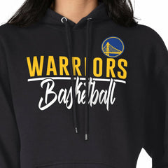 Black Golden State Warriors G-III 4Her by Carl Banks Women's Graphics Fleece Pullover Hoodie sale | NBA