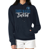 Navy Minnesota Timberwolves G-III 4Her by Carl Banks Women's Graphics Fleece Pullover Hoodie | NBA