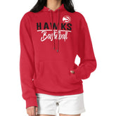 Red Atlanta Hawks G-III 4Her by Carl Banks Women's Graphics Fleece Pullover Hoodie | NBA