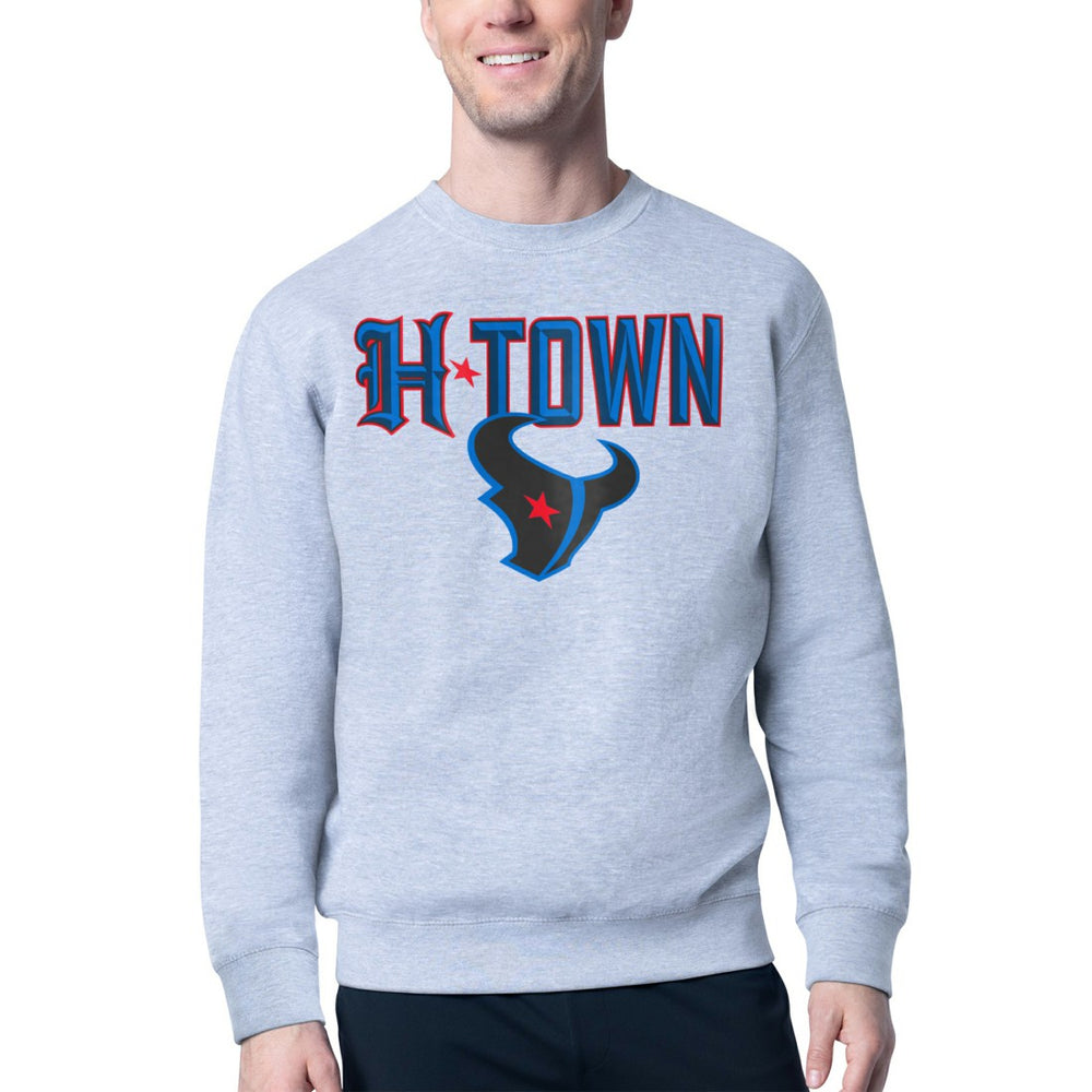 Houston Texans Starter H-Town Graphic Fleece Pullover Sweatshirt | NFL New