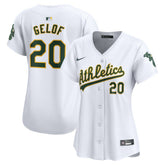 Zack Gelof Athletics Nike Women's Home Limited Player Jersey – White - MLB Jerseys