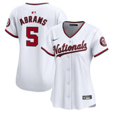 CJ Abrams Washington Nationals Nike Women's Home Limited Player Jersey – White - MLB Jerseys