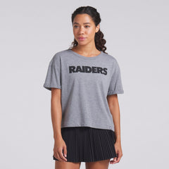 Las Vegas Raiders Women's Swing Pass Tri-Blend Boxy T-Shirt | NFL Near me