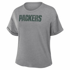 Green Bay Packers Women's Swing Pass Tri-Blend Boxy T-Shirt | NFL Discount