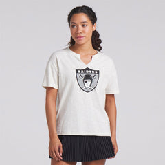 Las Vegas Raiders Women's Trick Play Slub Boxy T-Shirt | NFL Sale