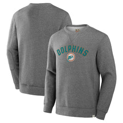 Miami Dolphins Loop Terry Pullover Sweatshirt | NFL New