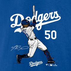 Mookie Betts Los Angeles Dodgers Player Swing T-Shirt - MLB T-shirts