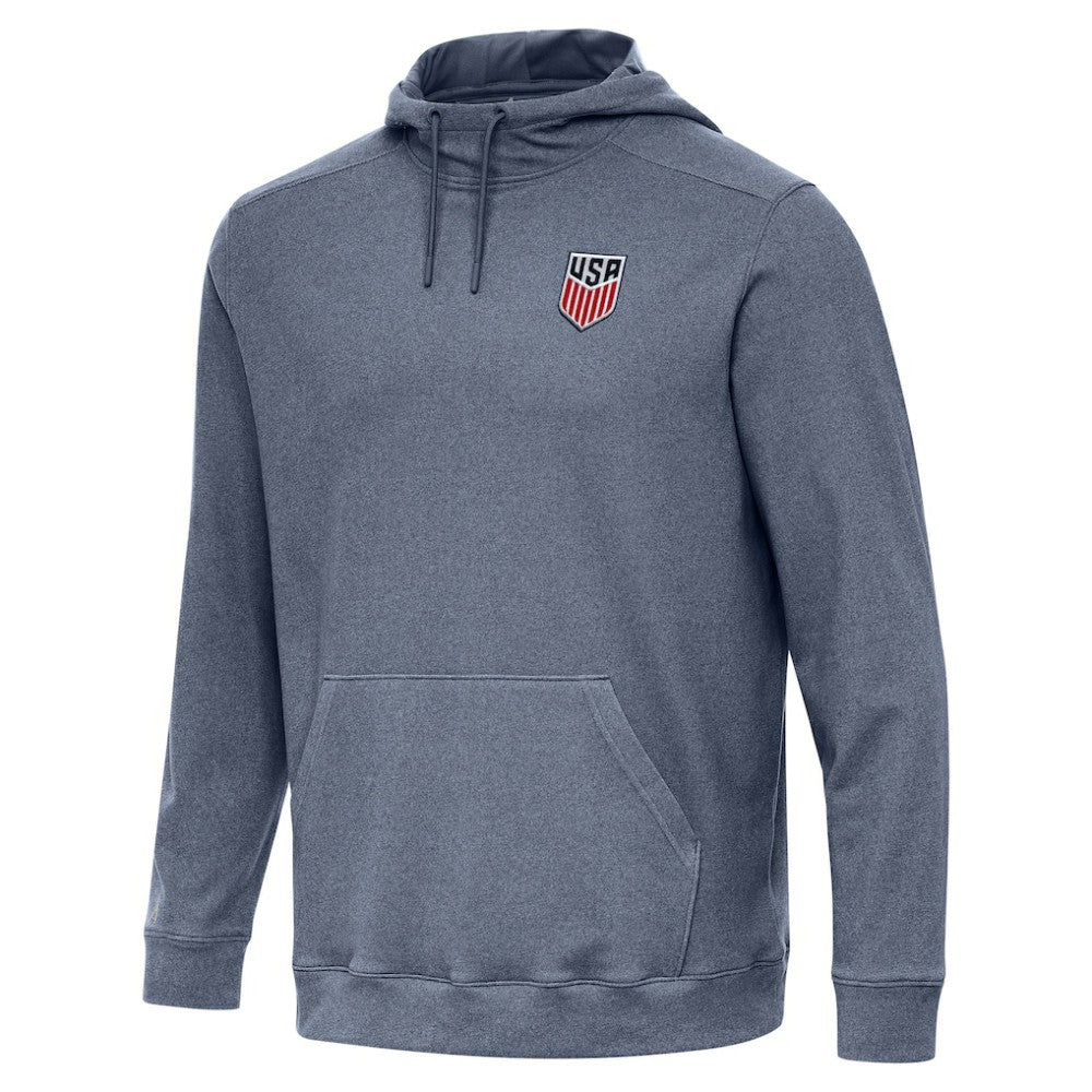USMNT Antigua Cloud Pullover Hoodie for sale - Heather Navy