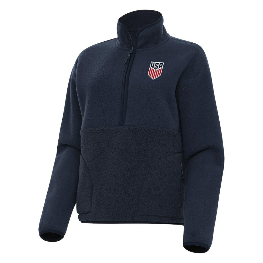 USMNT Antigua Women's Figure Quarter-Zip Jacket