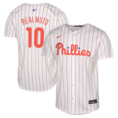 J.T. Realmuto Philadelphia Phillies Nike Youth Home Limited Jersey – White - MLB Jerseys