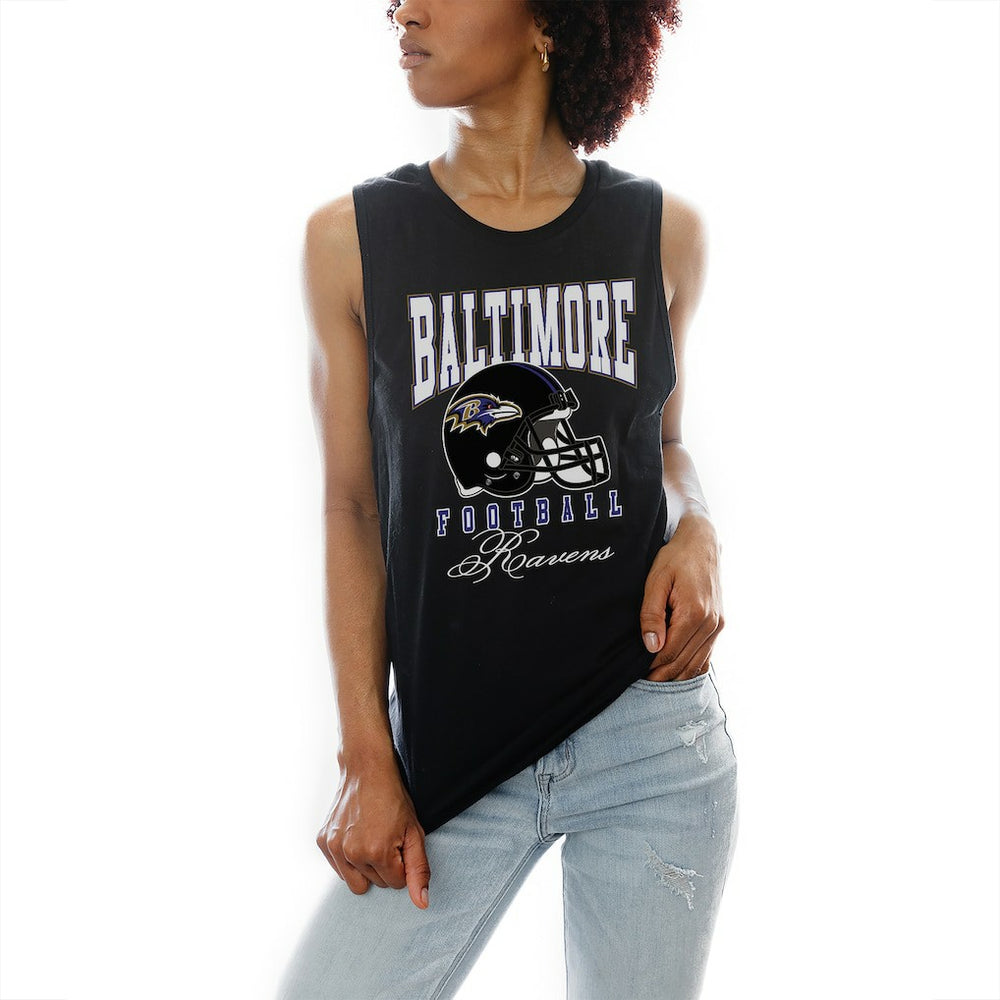Baltimore Ravens Gameday Couture Women's Preseason Opener Racerback Tank Top | NFL Hot