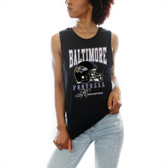 Baltimore Ravens Gameday Couture Women's Preseason Opener Racerback Tank Top | NFL Hot
