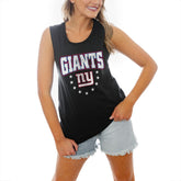 New York Giants Gameday Couture Women's Baby You're A Star Racerback Scoop Neck Tapered Tank Top | NFL Online