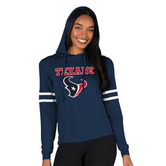 Houston Texans Concepts Sport Women's Marathon Long Sleeve Hoodie Top | NFL Outlet