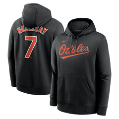 Jackson Holliday Baltimore Orioles Nike Player Name & Number Club Fleece Pullover Hoodie - MLB Hoodies