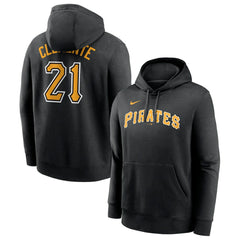 Roberto Clemente Pittsburgh Pirates Nike Player Name & Number Club Pullover Hoodie - MLB Hoodies