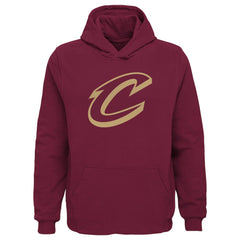 Wine Cleveland Cavaliers Youth Primary Logo Pullover Hoodie sale | NBA