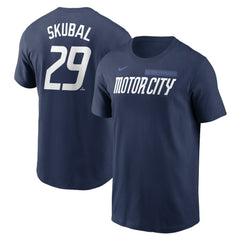 Tarik Skubal Detroit Tigers Nike 2024 City Connect Fuse Name & Number T-Shirt - MLB T-shirts