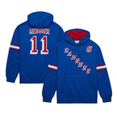 Mark Messier New York Rangers Mitchell & Ness Name & Number Premium Pullover Hoodie - NHL Hoodies
