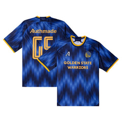 Blue Golden State Warriors Authmade x NBA Soccer Kit Fashion Jersey sale | NBA