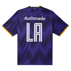 Purple Los Angeles Lakers Authmade x NBA Soccer Kit Fashion Jersey | NBA
