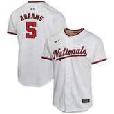 CJ Abrams Washington Nationals Nike Youth Home Game Player Jersey - MLB Jerseys